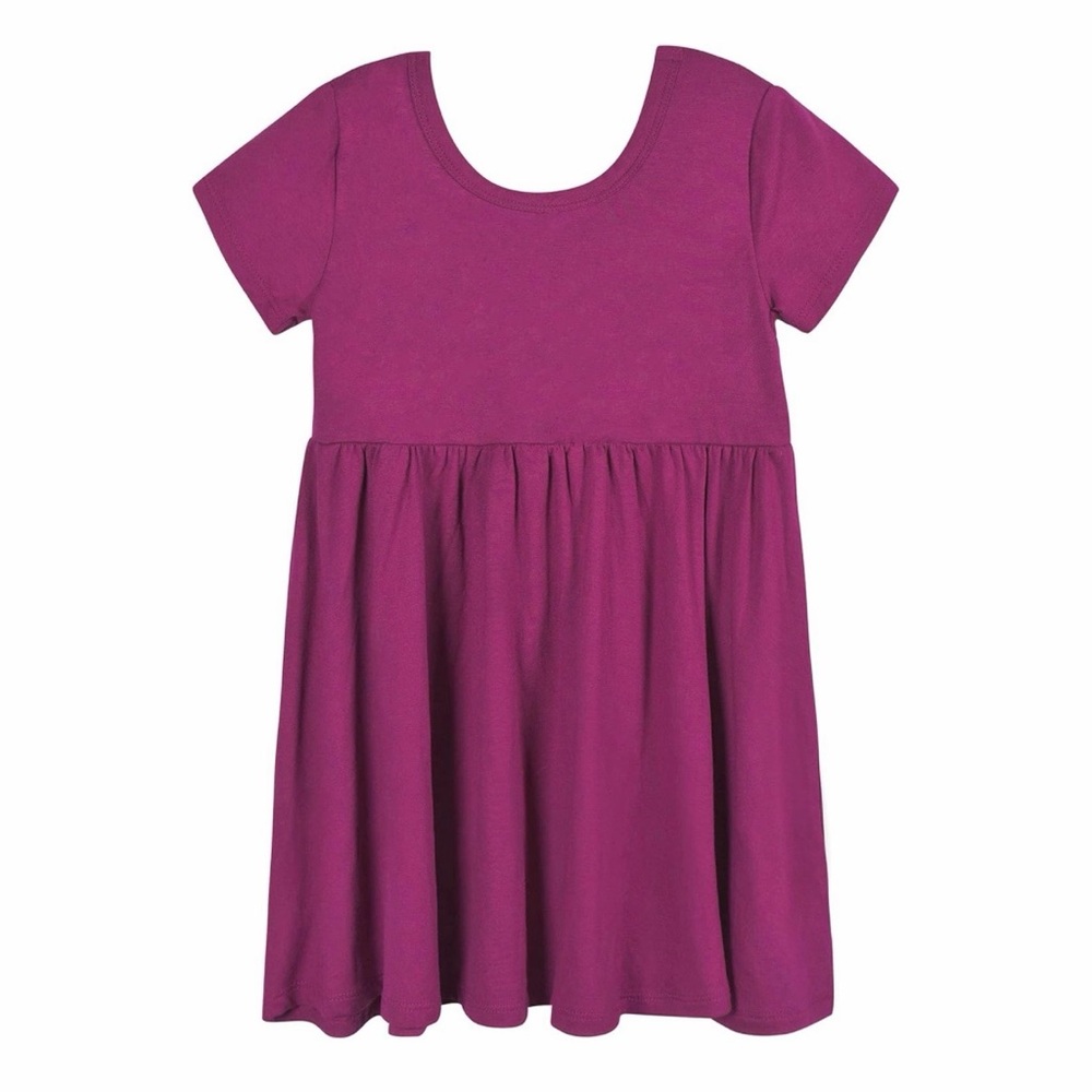 Gerber Baby Girl Buttery Soft Twill Dress with Viscose made from Eucalyptus